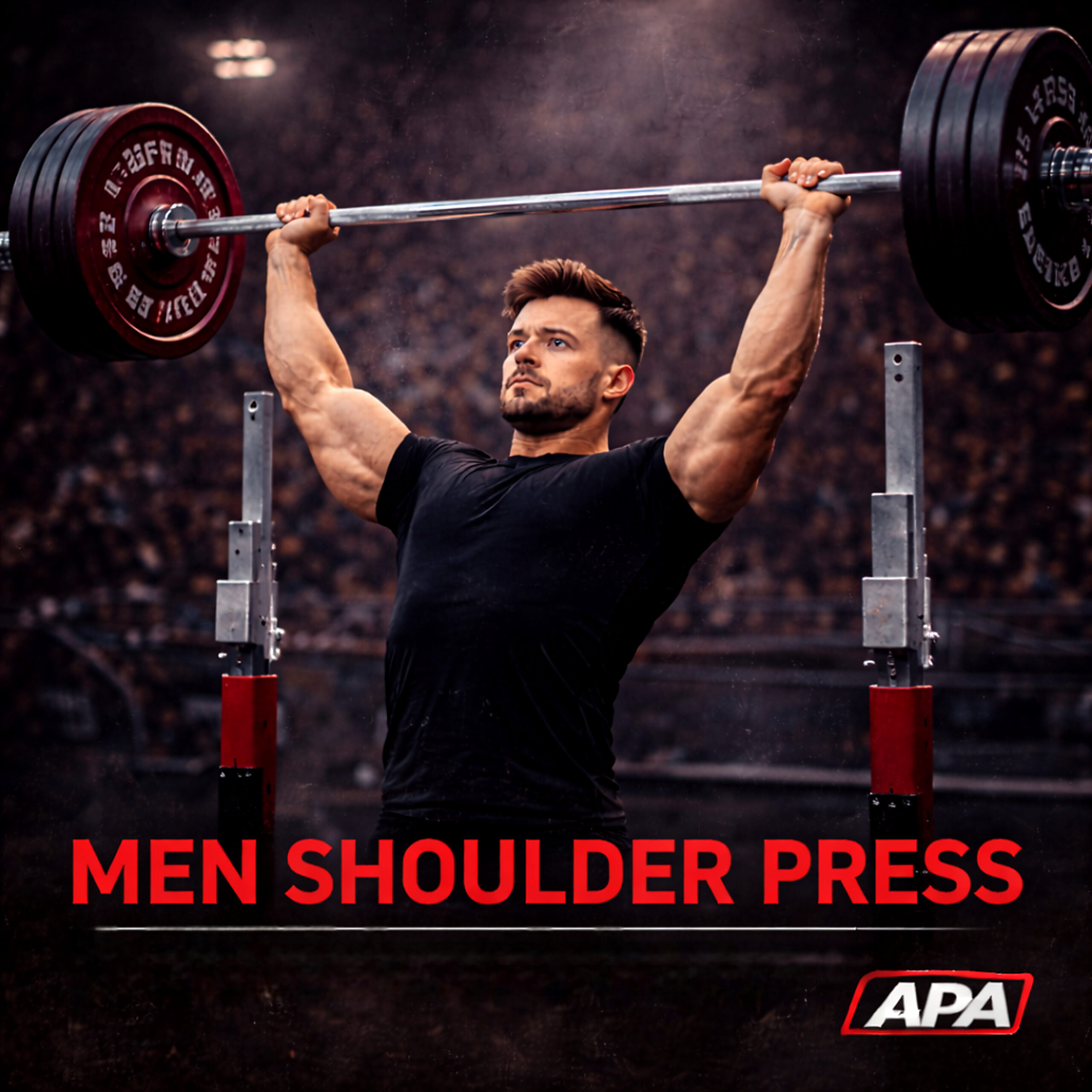 Home shoulder press 4k enhanced
